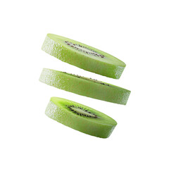 Fresh sliced kiwi fruit png