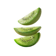 Fresh sliced kiwi fruit png