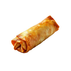 A fried spring roll isolated png.