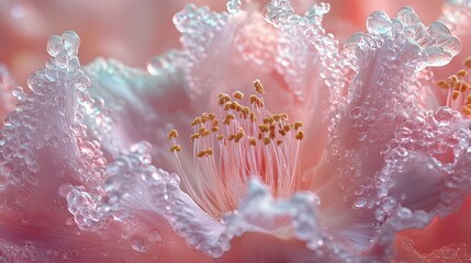 Translucent pink petals the delicate beauty of cherry blossoms
