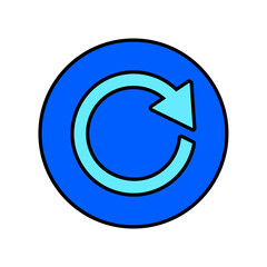 Icon a redo, isolated against a clean background.