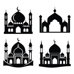 Islamic Mosque Silhouettes Collection

