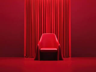 Minimalist theatrical performance poster with bold typography, Theatre Arts, Minimalist graphic design