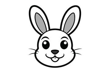 Cute animal Vector art in Illustration on a White Background