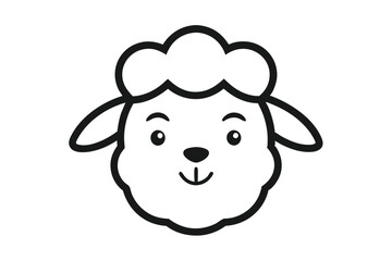 Cute animal Vector art in Illustration on a White Background