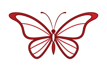 butterfly on a white background