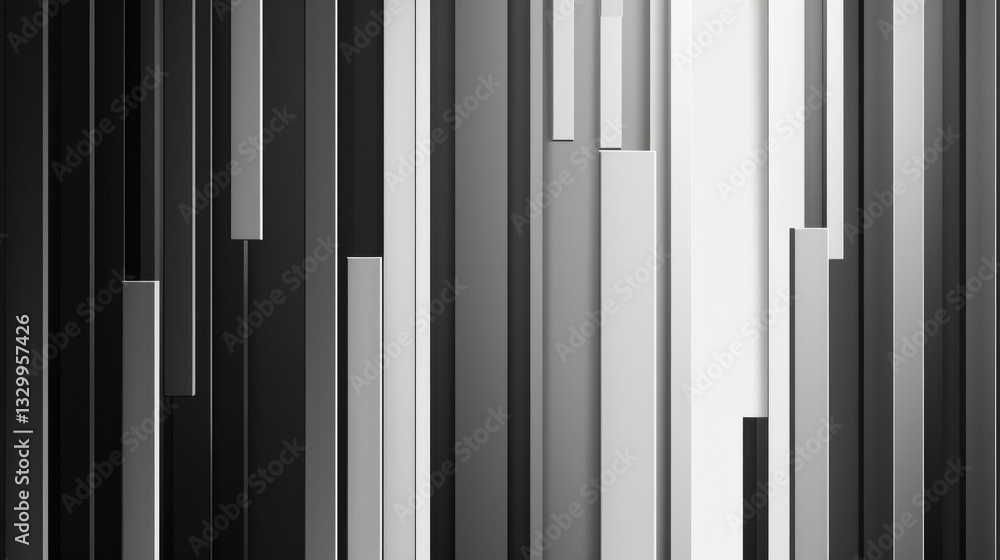 Poster the picture of the black and white vertical line standing in the background wallpaper like bar code,