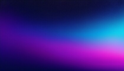 Obraz premium Blurred color gradient purple blue black grainy color gradient background dark abstract backdrop banner poster card wallpaper website header design