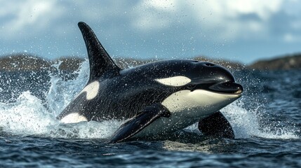 Fototapeta premium Killer Whale in Action