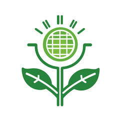 Obraz premium Flower with globe symbol illustration for World Environment Day celebration