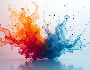 abstract colorful smoke background