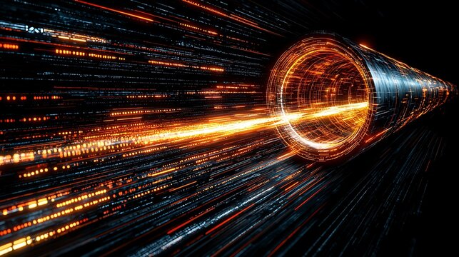 Data Stream Tunnel, Digital Speed