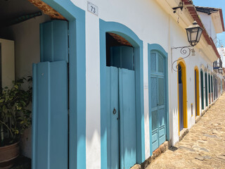 The old Historic center of Paraty, RJ, Brazil