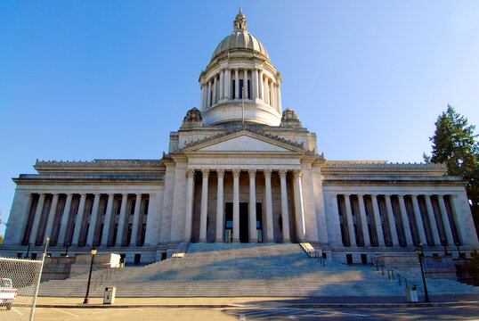 Fototapeta Capitol Building Olympia Washington WA US United States capital legislature legislative laws legal government representatives