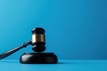 Gavel on Sound Block Justice, Law, Auction, Legal Concept, 3D Render