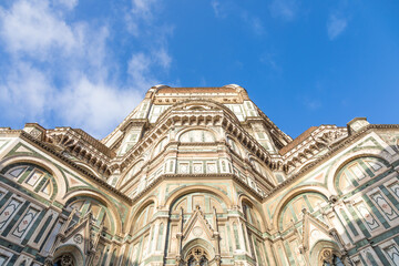 Fototapeta premium Florence, Italy. Cathedral of Santa Maria del Fiore, also named Duomo.