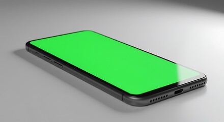 Using Phone with Green Screen for App Promotion or Template Insert