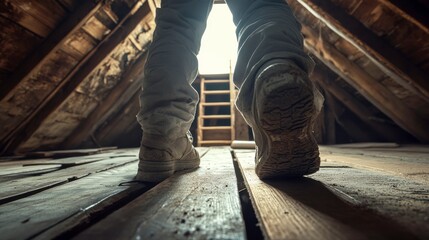 Application of Chemical Barrier on Wooden Floorboards