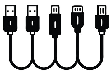 set of usb cables