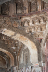 The architectural details in Lodhi Gardens is in New Delhi, India. The park, which covers 90 acres...