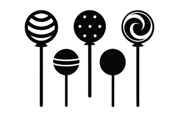 tyle lollypop icon set  