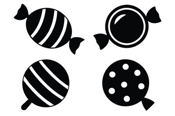  bubblegum icon set vector