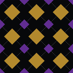 Seamles geometric pattern with black background
