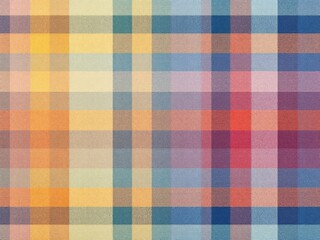 Checked Fabric Pattern Background - Classic Plaid Textile Design for Fashion, Upholstery, and Decorative Use