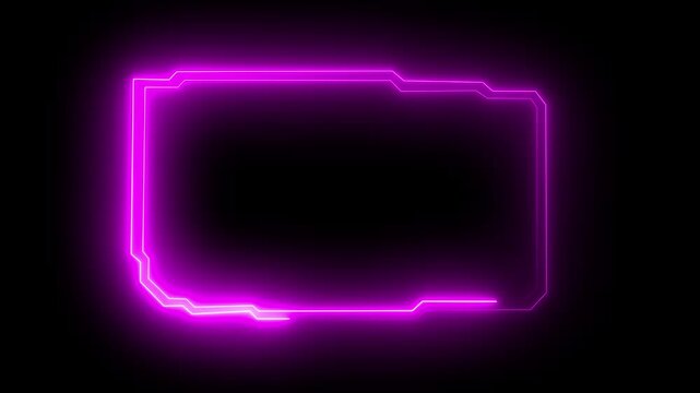 live streaming neon text frame animation box frame neon frame live streaming game live live streaming