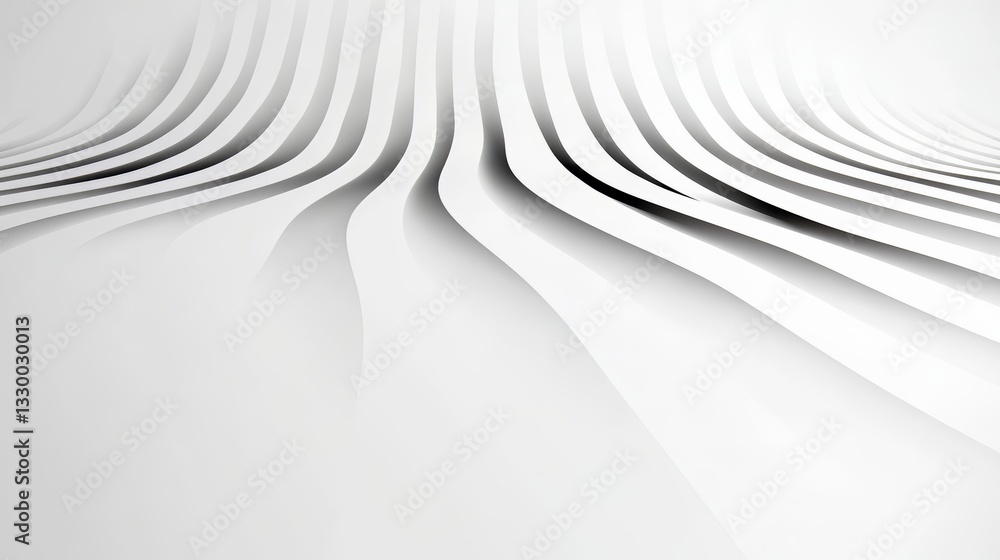Aufkleber White background with a series of lines that are not straight. The lines are curved and appear to be in motion. The image has a sense of movement and energy