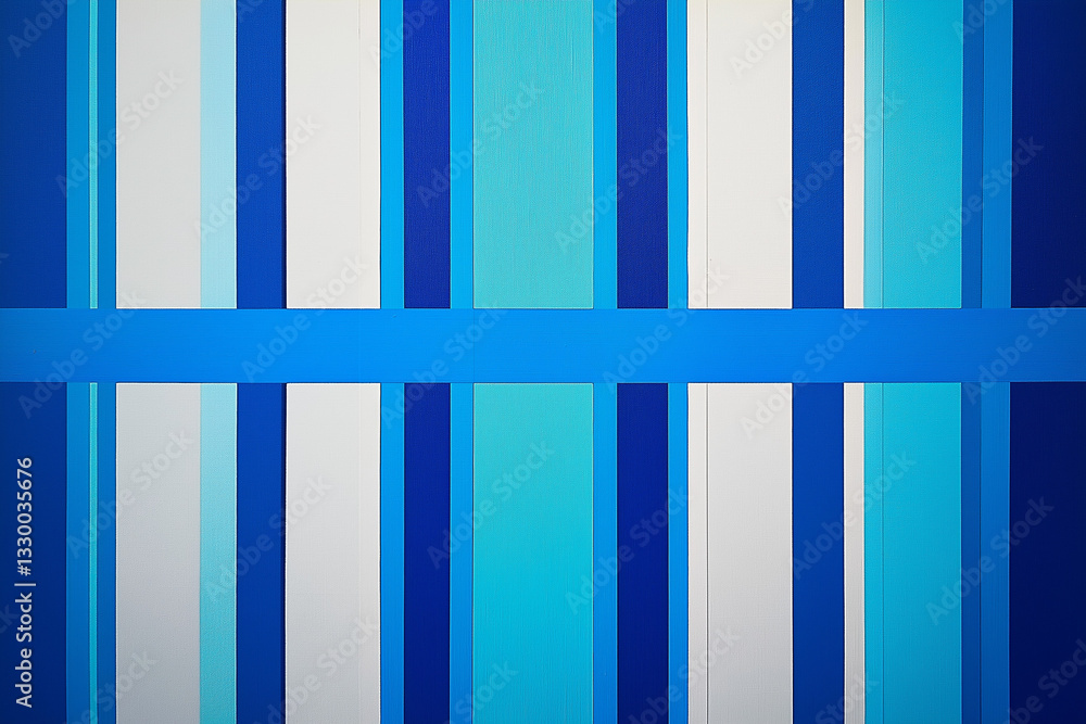 Poster a blue and white striped background with a blue line in the middle. blue abstract lines. the backgro