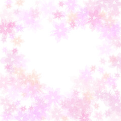 pink background with snowflakes
