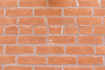 Surface of brickwall. Textured brown backdrop. Wall texture background. Brick wall structure. Brick masonry background. Building material concept. Exposed brick texture