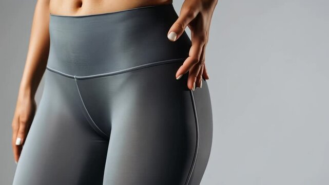 Fitness Outfit Nahaufnahme mit sportlicher &Auml;sthetik