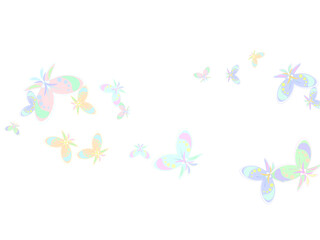 spring flowers and butterflies