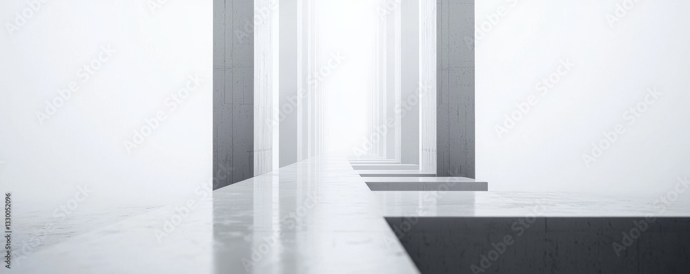 Poster modern architecture with minimalistic design.