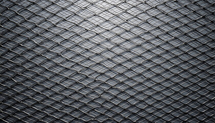 Textured metal grid pattern background