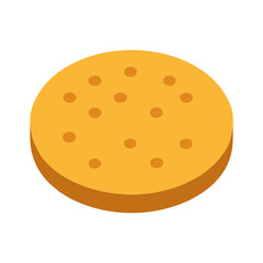Crumpet Cake In UK Vector Illustration