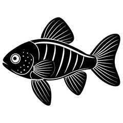 vector illustration of a fish