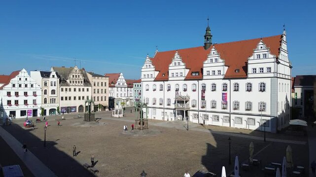 Der Marktplatz von Wittenberg