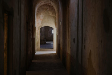 Interior of the Convent of Santa Clara in Antigua, Guatemala