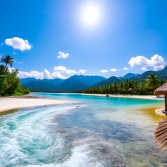 Fototapeta premium Beautiful beaches to stroll along all year round. 