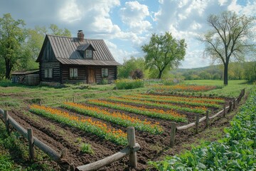 Farm Homestead with Family Activities and Rustic Appeal