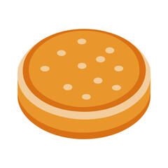 Crumpet Cake In UK Vector Illustration