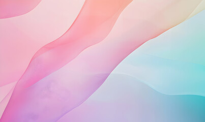 Abstract Flowing Fabric in Pastel Shades for Gentle Backgrounds