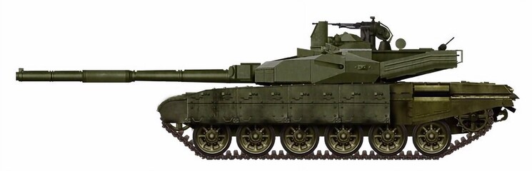 T-72AMT2 (modernization variant of the T-72AMT tank with a new turret from the Oplot tank)