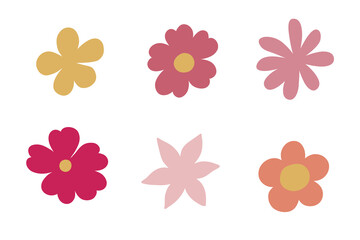 simple and neutral  flowers