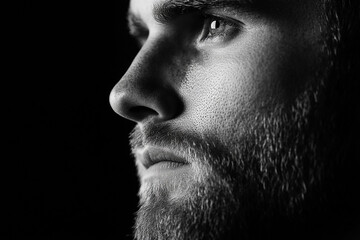 Fototapeta premium handsome male portrait close up