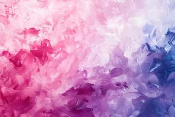 Fototapeta premium Abstract Painting Strokes with Pink Purple and Blue Colors