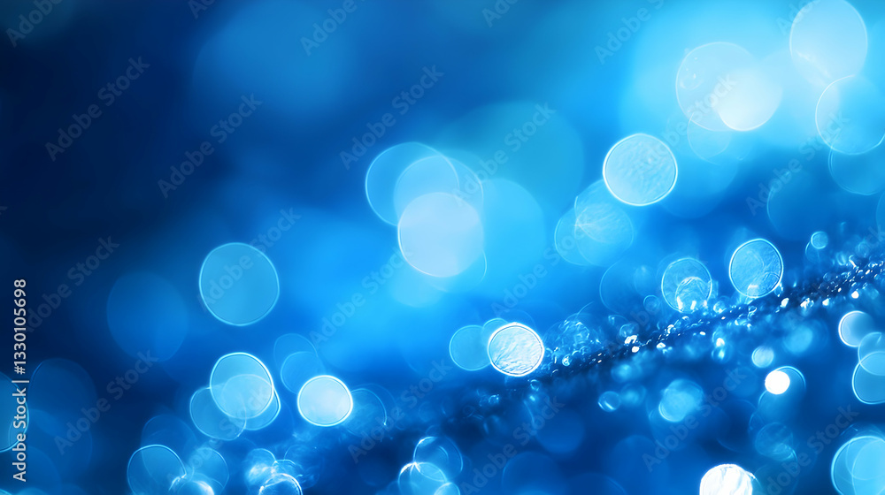 Aufkleber abstract sparkling light blue background with bokeh effect and shimmer